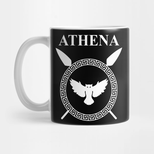 Athena Ancient Greek Goddess Shield by AgemaApparel